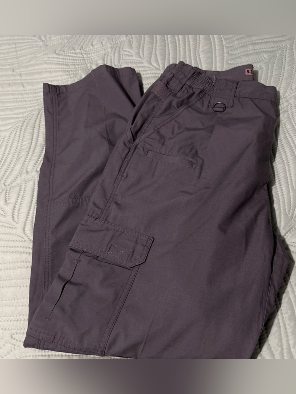 5.11 511 Tactical Pants Mens 34 x 32 Gray Canvas Cargo Straight Ripstop Workwear